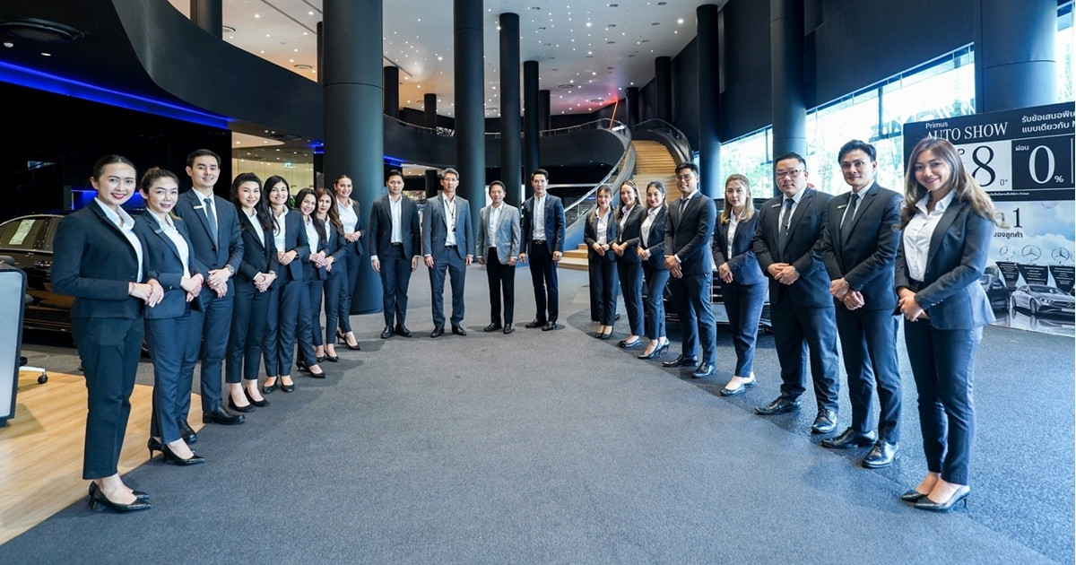 “เบนซ์ไพรม์มัส” ต้อนรับคณะ CEO เมอร์เซเดส-เบนซ์ พร้อมโชว์วิสัยทัศน์การบริหารธุรกิจสู่ความสำเร็จ