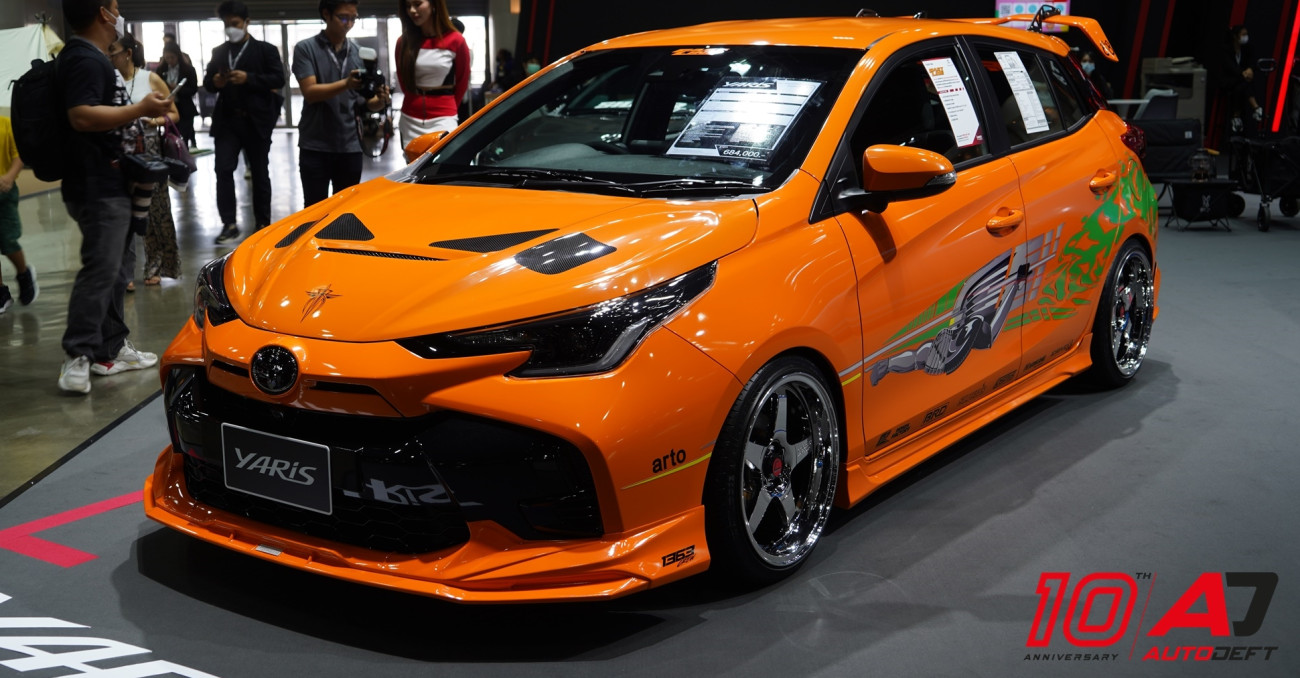 Fast มาแต่ไกล กับรถแต่ง Toyota Yaris Fast LINE ที่งาน Bangkok Auto Salon 2023