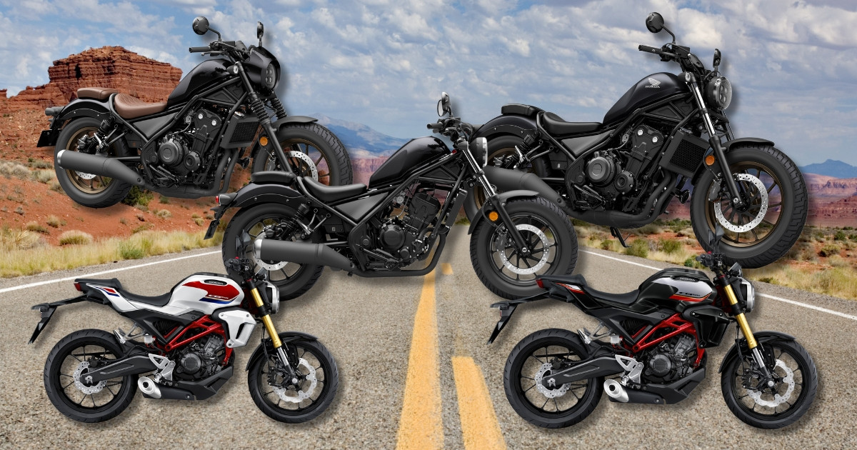 Honda เปิดตัวสีใหม่รวดเดียว 3 รุ่น New Honda Rebel500, Rebel300 และ New Honda CB150R กับราคาเริ่มต้น 113,300 บาท