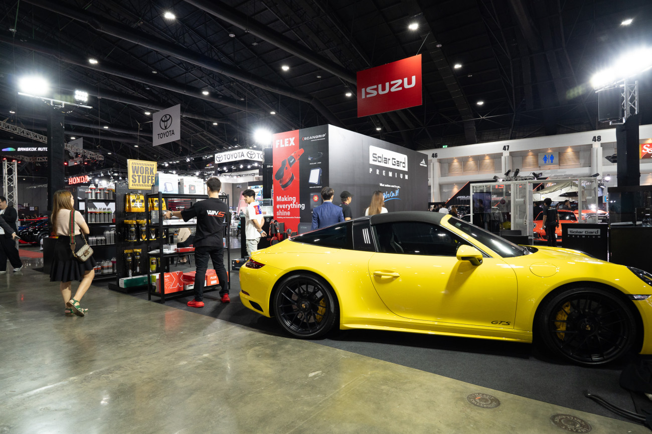 โซล่าการ์ด คอร์ปอเรชั่น เปิดตัวผลิตภัณฑ์ดูแลรถ 4 แบรนด์ใหม่ ในงาน Bangkok Auto Salon 2024