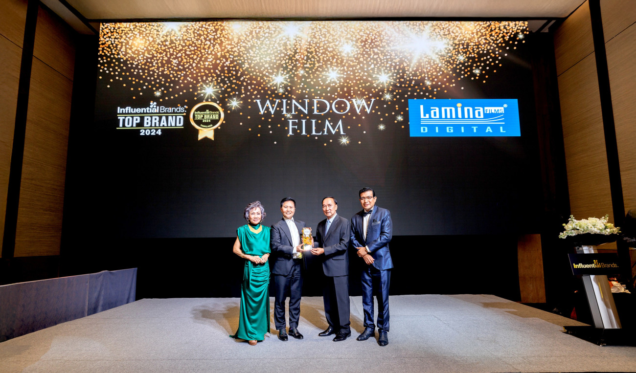 Lamina คว้ารางวัล TOP Influential Brand ตอกย้ำความสำเร็จสุดยอดฟิล์มกรองแสงอันดับ 1