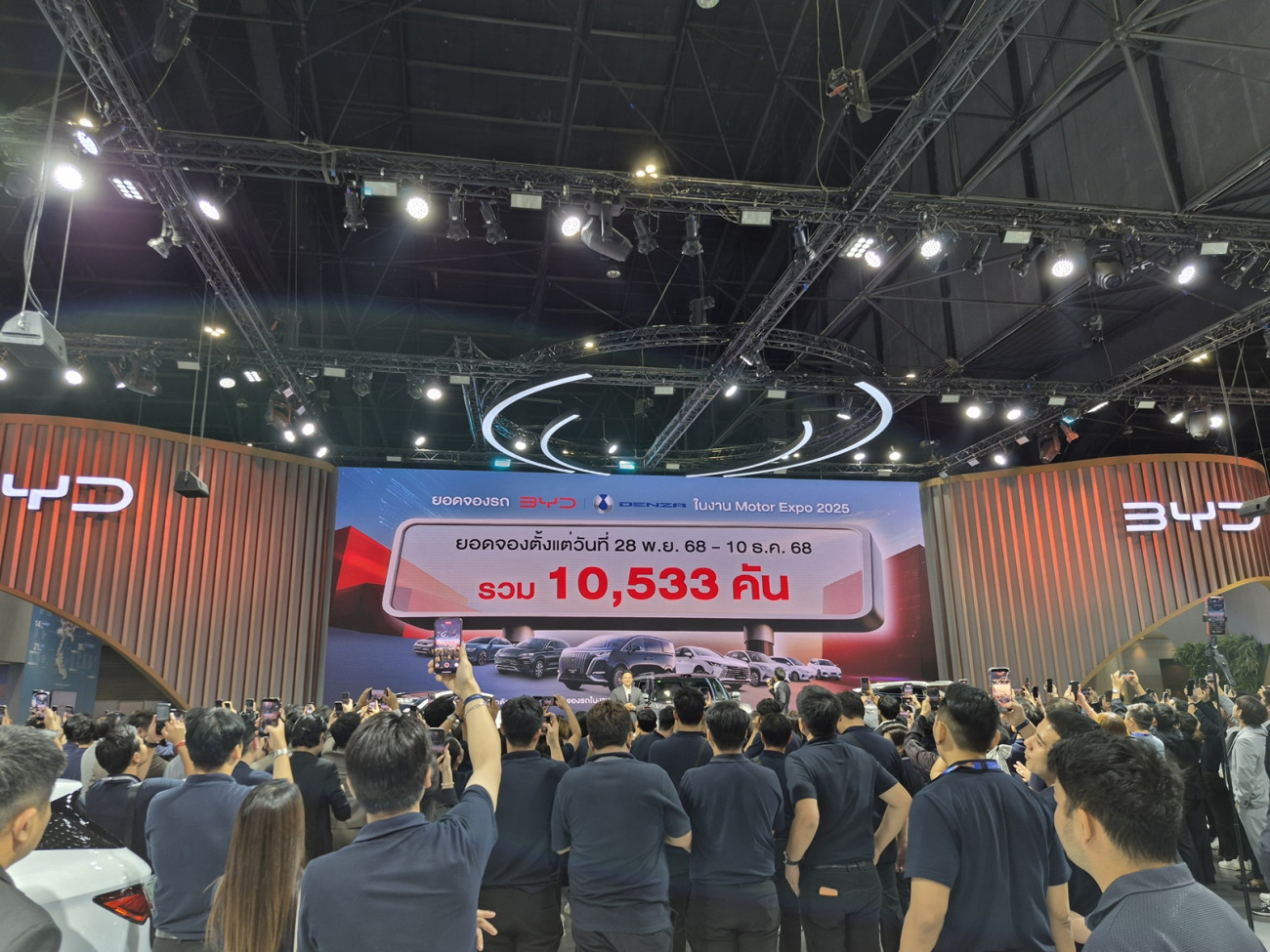 เรเว่ กวาดยอดจอง บีวายดี และ เดนซ่า 10,533 คัน จาก มอเตอร์ เอ็กซ์โป 2025 ขึ้นอันดับ 1 ในกลุ่มรถยนต์พลังงานใหม่