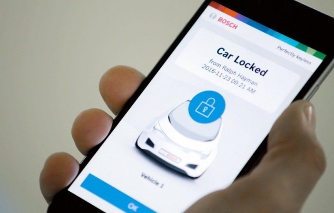 Bosch ผลิตนวัตกรรมใหม่ ใช้สมาร์ตโฟนแทนกุญแจรถยนต์
