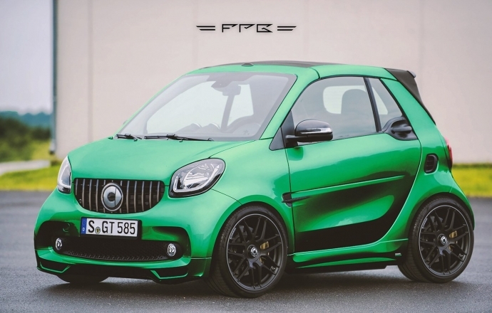 เมื่อรถจิ๋ว Smart ForTwo เปลี่ยนลุคเป็น Mercedes-AMG GT R