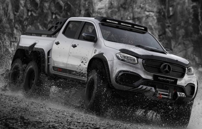 เรียกน้ำย่อย Mercedes-Benz X-Class EXY 6x6 โดย PICKUPDESIGN