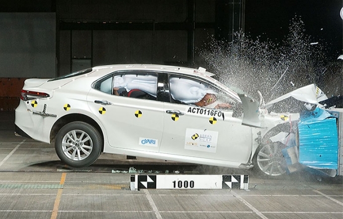 All New Toyota Camry ผ่านมาตรฐานความปลอดภัยระดับ 5 ดาว จาก ASEAN NCAP