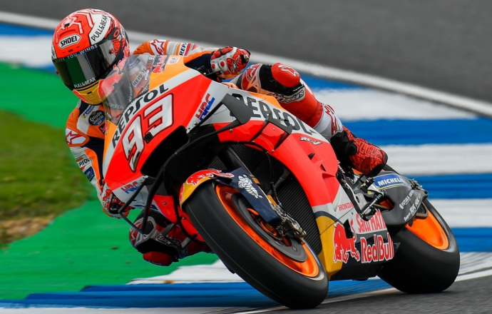 Marc Márquez เด็กระเบิด กดเวลาตำแหน่งออกสตาร์ทที่ 3 ศึก ThaiGP 2019