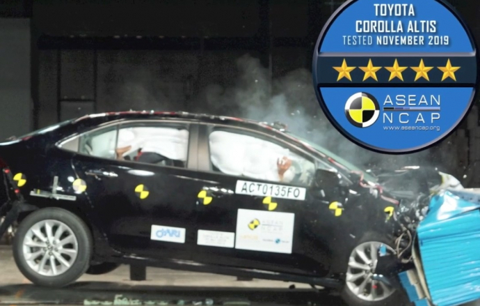 Toyota Corolla Altis สุดเจ๋ง คว้ามาตรฐานความปลอดภัย 5 ดาวจาก ASEAN NCAP