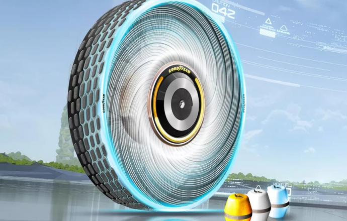Goodyear เปิดตัวยาง Concept ใหม่ reCharge เปลี่ยนยางใหม่ได้ด้วยแคปซูลเดียว