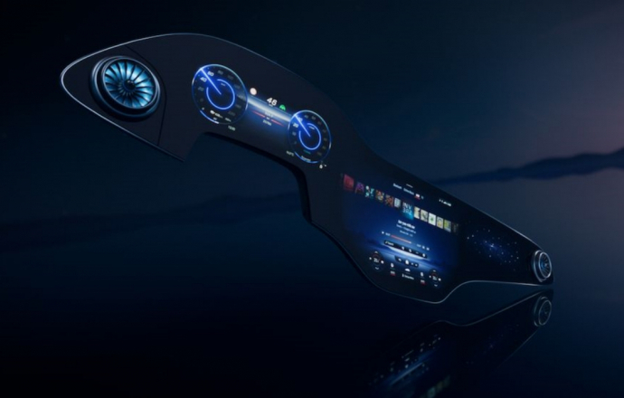 Mercedes-Benz เผยภาพหน้าจอ Infotainment ขนาดใหญ่ 56 นิ้ว เตรียมติดตั้งลงบน EQS EV รุ่นใหม่