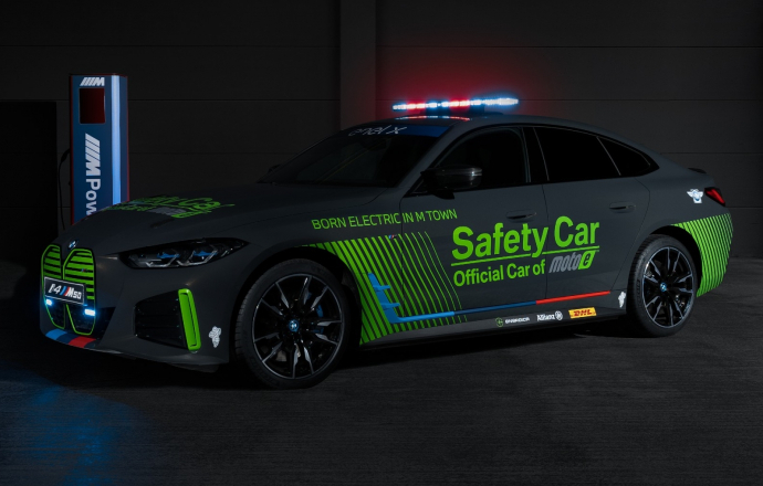 อวดโฉม...รถไฟฟ้า BMW i4 M50 ใหม่ ฐานะรถ Safety Car ในการแข่ง MotoE