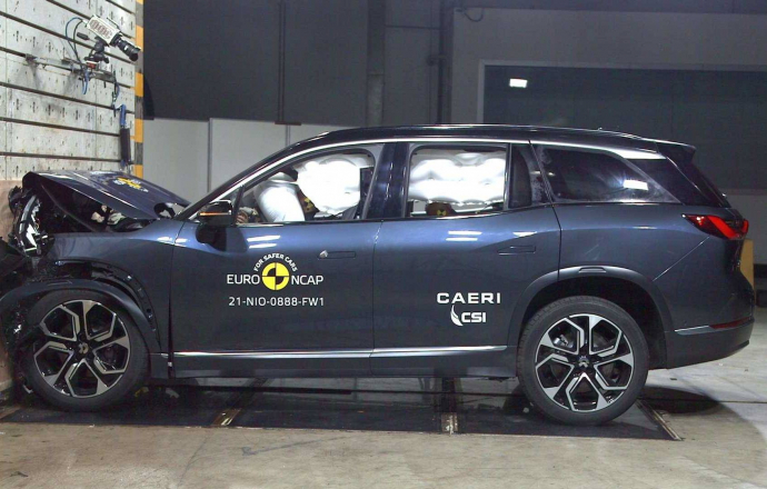 รถไฟฟ้าจากจีน NIO ES8 รับ 5 ดาว ที่สุดความปลอดภัยจาก Euro NCAP