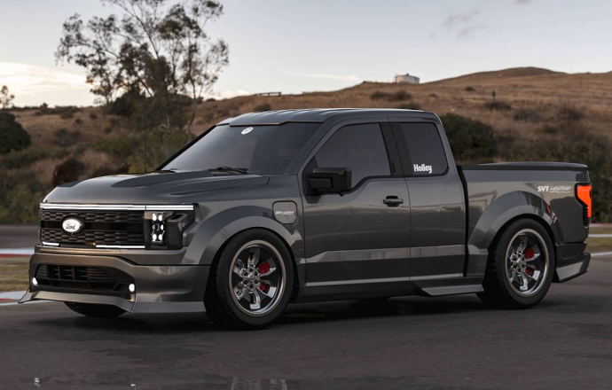 รถกระบะไฟฟ้า Ford F-150 Lightning จัดทรงแต่งซิ่ง โดย Holley