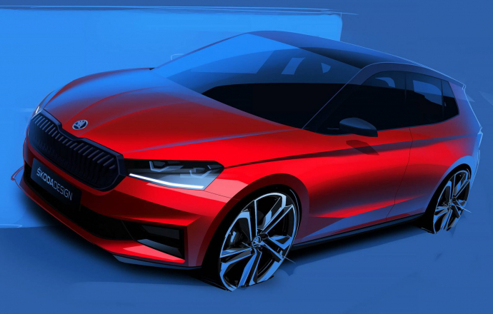 เผยภาพภาพสเก็ตช์ Skoda Fabia Monte Carlo ใหม่