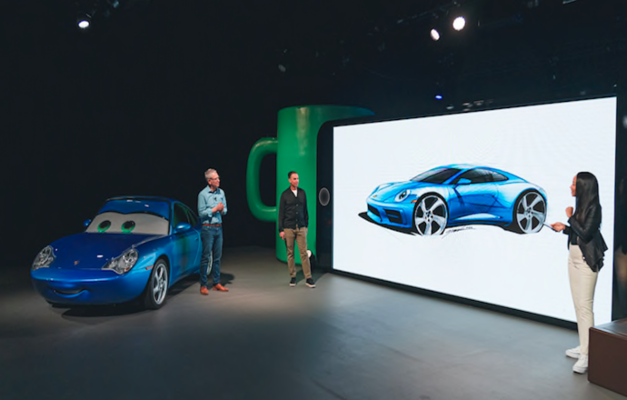 Porsche และ Pixar จะนำ Sally Carrera จาก "รถยนต์" มาสู่สิ่งที่มีชีวิต